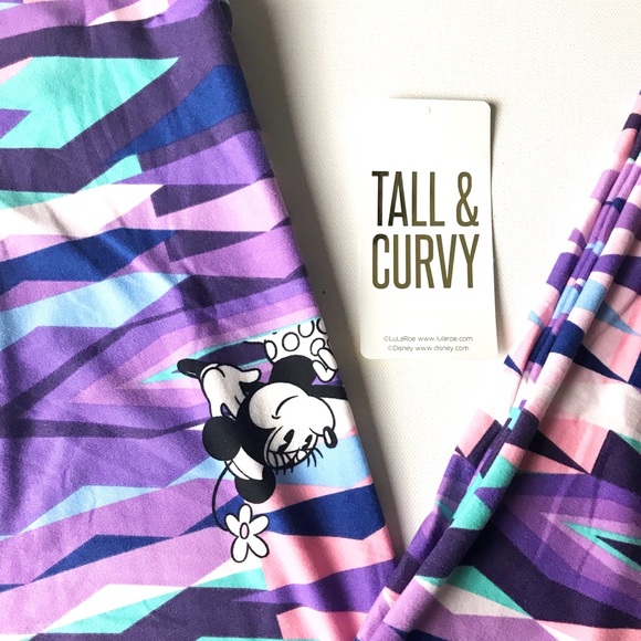 Lularoe Disney Retro Minnie Mouse TC Leggings - Picture 2 of 6